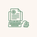 Module de formation à la frappe médicale avec pédalier